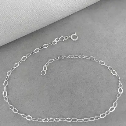 TORNOZELEIRA ELO DIAMANTADA BRILHANTE